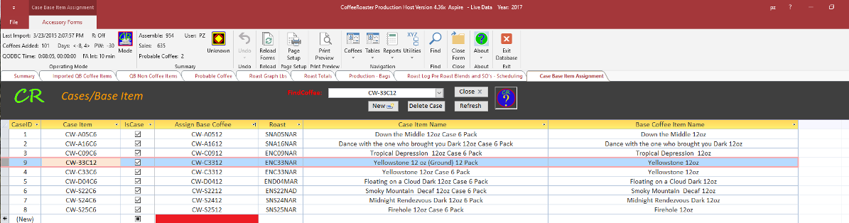 CoffeeRoaster Case Configuration 